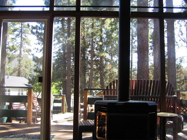 View out from the family room