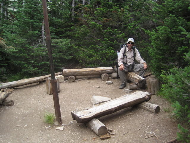 In Glacier, you have to cook, eat and leave you food in a special place far from the campsites.