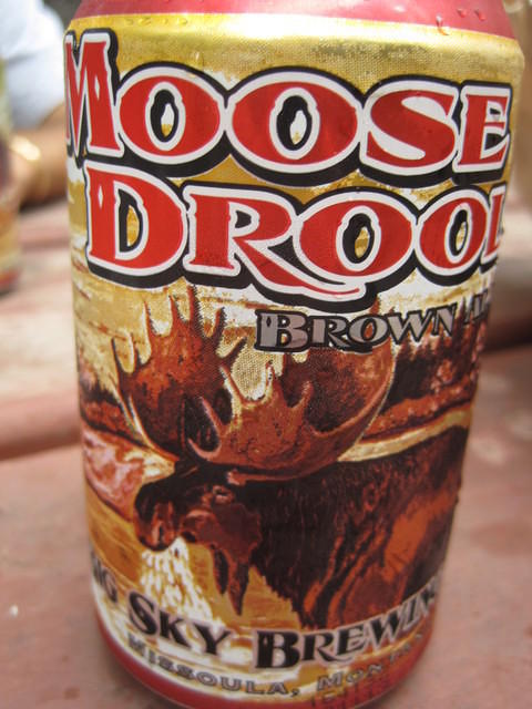 We enjoyed some Moose Drool Brown Ale after our hike.