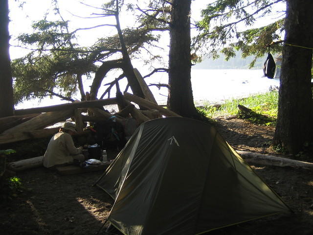 Our camp at Toleak Point