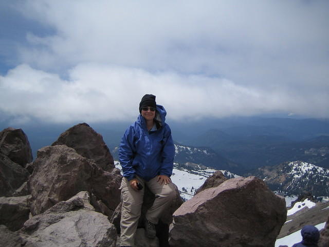 The view from the top of Mt. Lassen