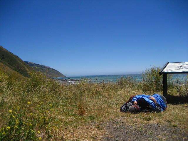 Nap time at Gorda Lighthouse