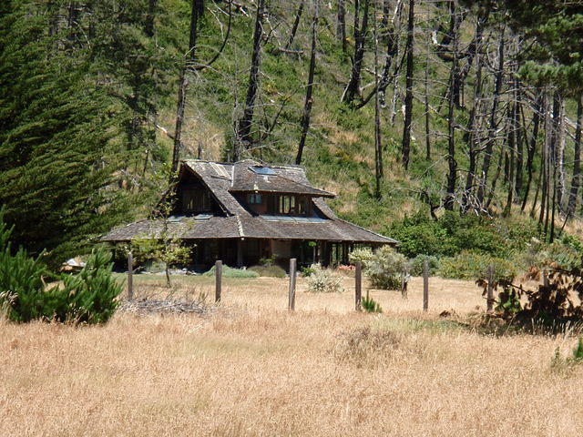 A beautiful house along the coast.