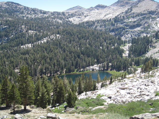 Our first views into the Ten Lakes Basin