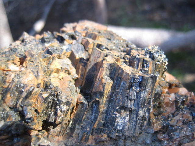 A cool rock that looked like mini Devil's Postpile