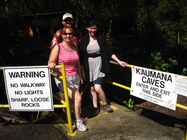 Getting ready to desend into the lava tubes