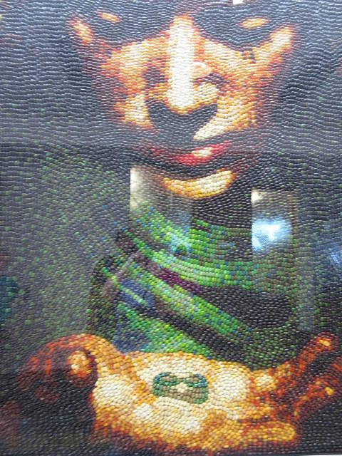 Jelly Belly Art - It is Frodo and the Ring.