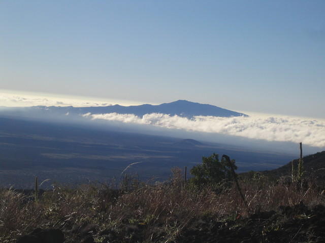 View of Mauna Loa from Mauna Kea