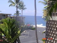 View from the lanai (balcony)