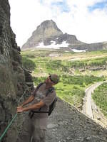 The highline trail off Logan's Pass