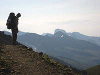 More uphill hiking