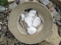 Great way to cool down on a hot exposed hike.