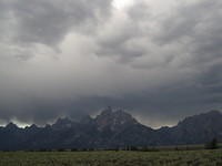 Thunderstorm over the Tetons