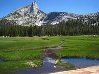 Cathedral Peak from Cathedral Lake