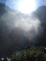 Bridalveil Falls in the morning sun