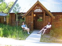 Chillin' by our cabin