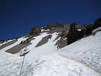 The beginning of the trail up Mt. Lassen