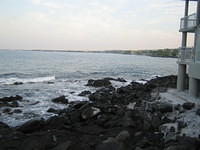 The view of Kona from our Condo's complex