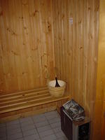 The Sauna! Nice!