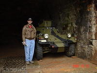 World War II tank at Carlisle Castle