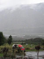 Our campsite at Jackson's Retreat near Arthur's Pass.
