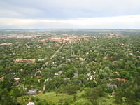 Looking over Boulder Colorado....not a bad place to live