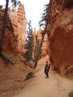 Hiking up Navajo Canyon