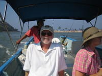 Al chillin' on the boat